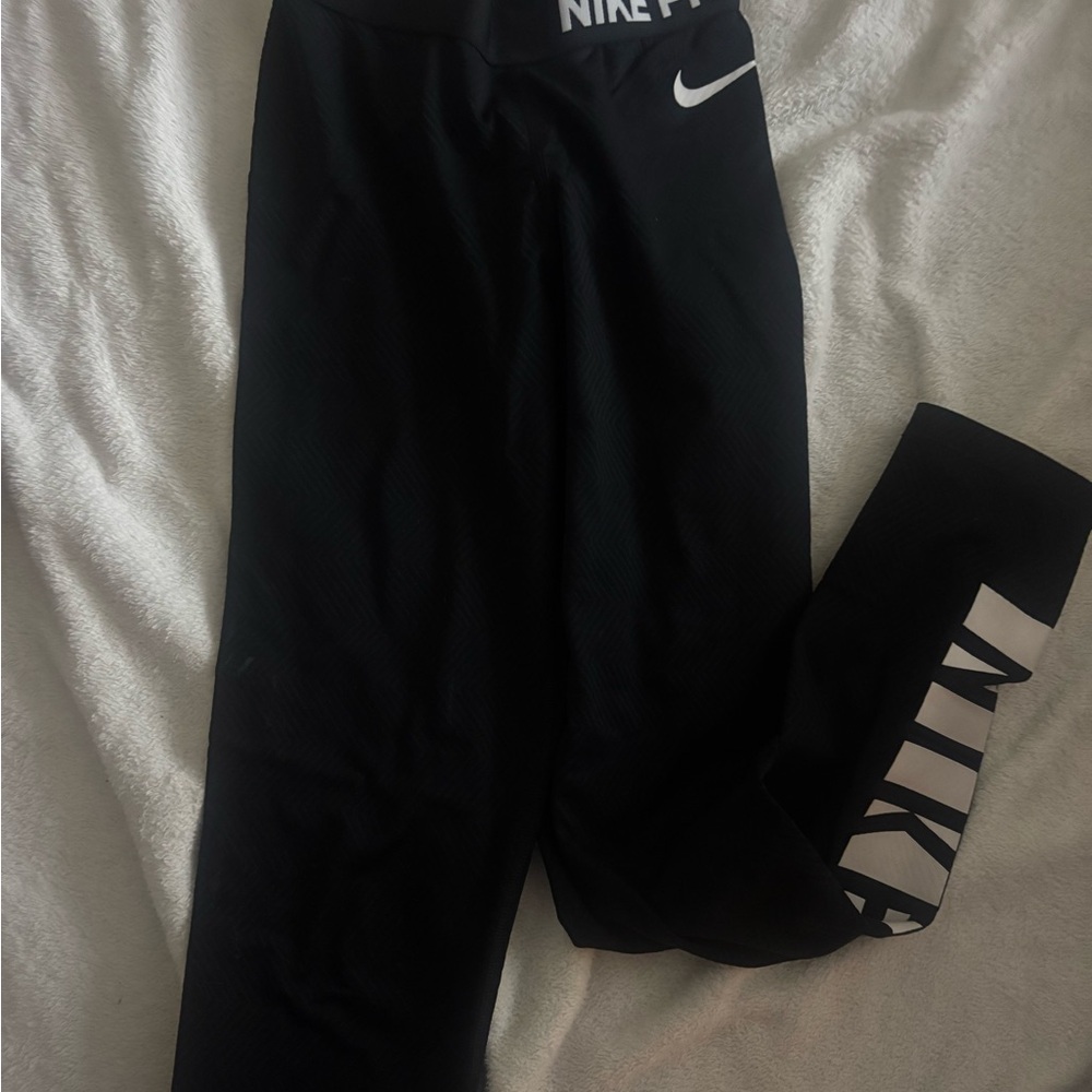 Nike Black and White Leggings